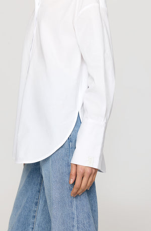 THE ESSENTIAL POPLIN SHIRT - WHITE