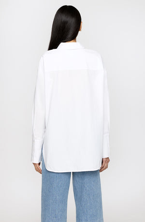 THE ESSENTIAL POPLIN SHIRT - WHITE