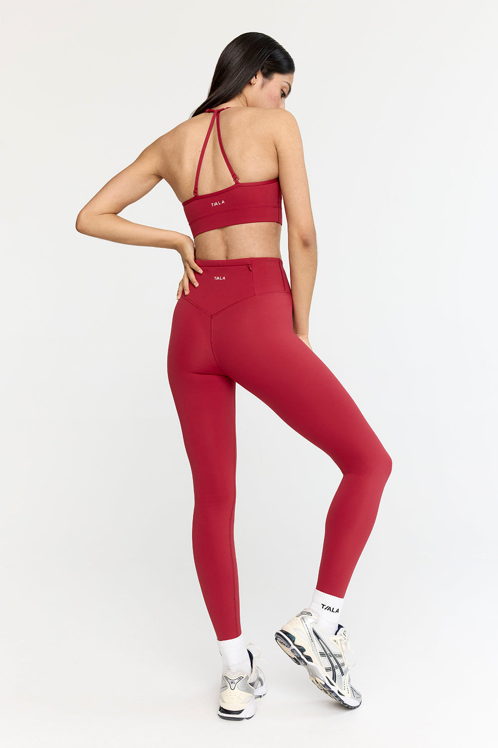 SKINLUXE HIGH WAISTED LEGGING - RETRO RED