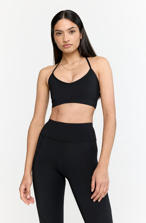 SKINLUXE MULTIWAY LIFT SPORTS BRA - SHADOW BLACK