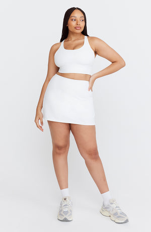 SKINLUXE SKORT - COCONUT MILK