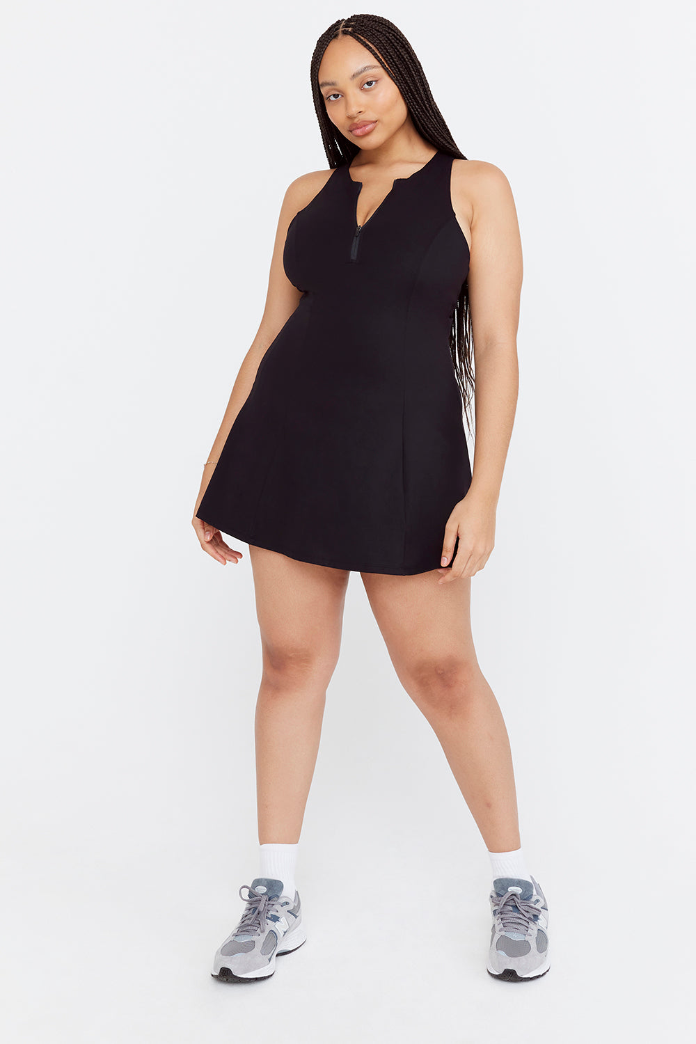 SKINLUXE ACTIVE DRESS - SHADOW BLACK