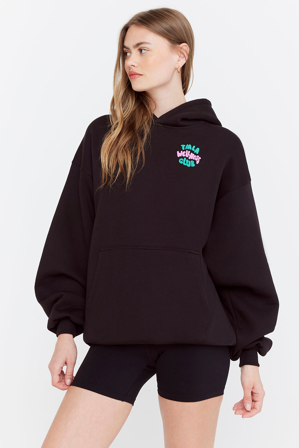 GOING PLACES OVERSIZED CLUB HOODIE - BLACK – TALA