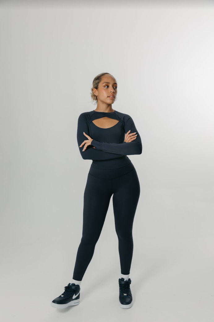 SKINLUXE HIGH WAISTED LEGGING - NAVY