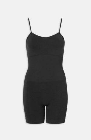 SCULPT SEAMLESS SCRUNCH UNITARD - BLACK MARL