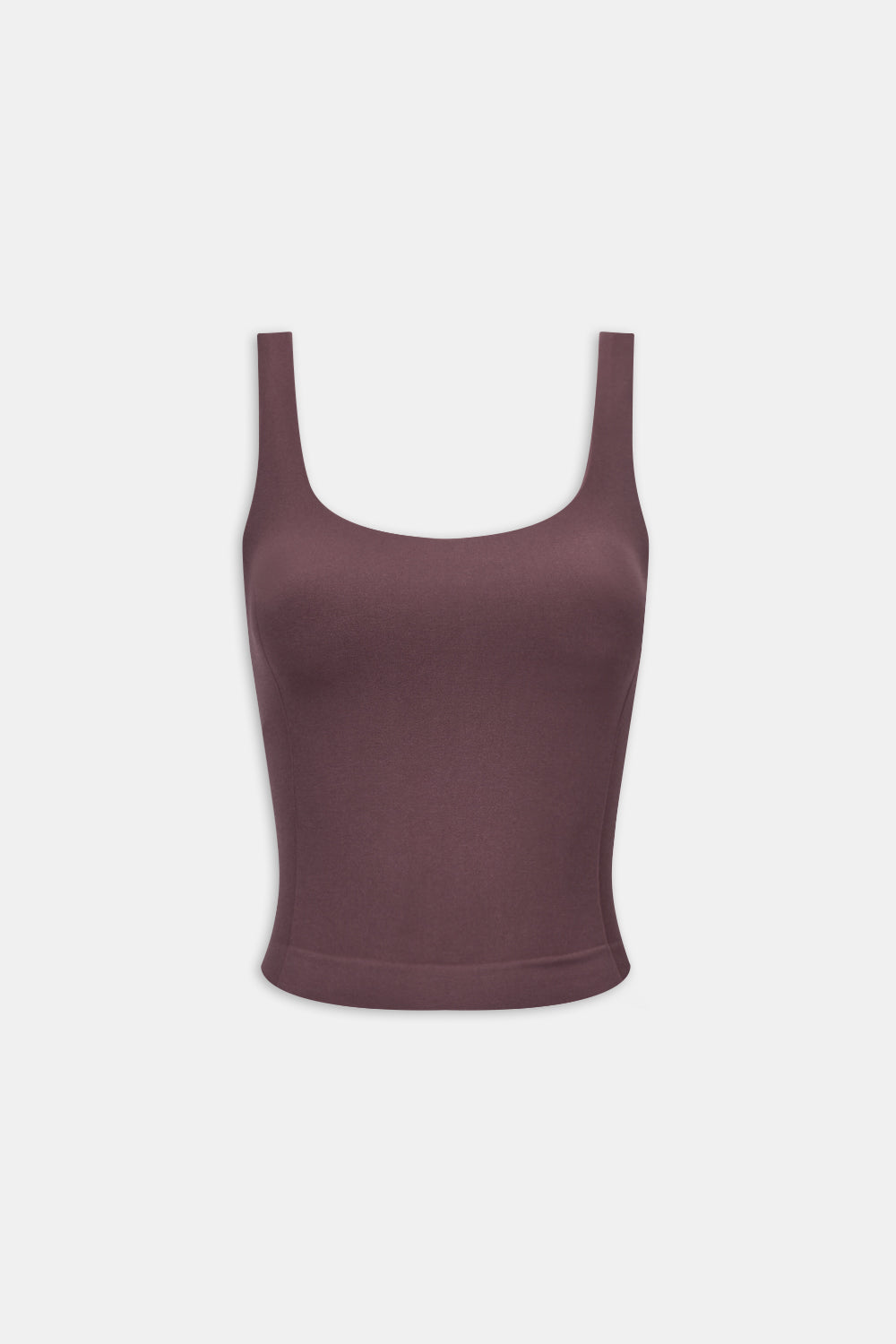 SCULPT SEAMLESS BUILT-IN BRA VEST - PLUM MARL