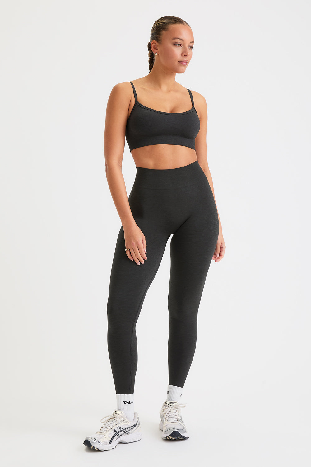 SCULPT SEAMLESS SCRUNCH LEGGING - BLACK MARL