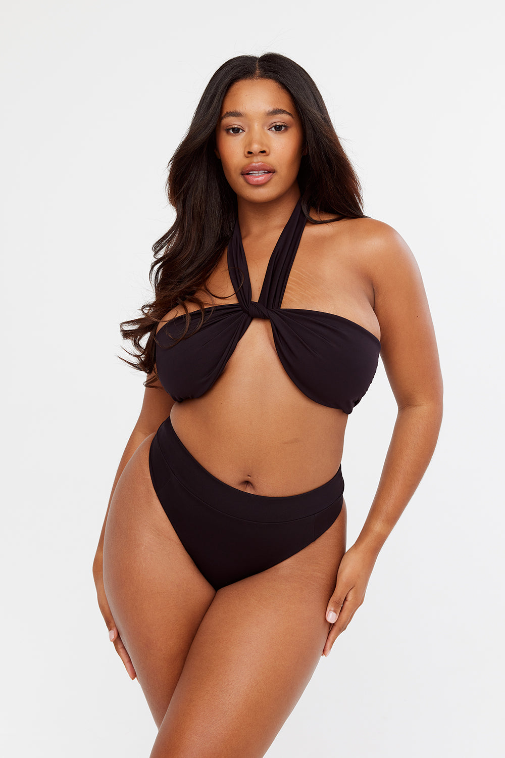 SEYCHELLES CHEEKY BIKINI BOTTOM - BLACK