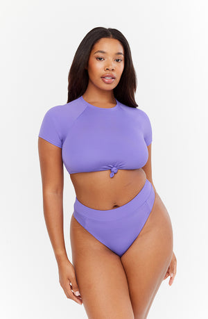 SEYCHELLES CHEEKY BIKINI BOTTOM - THISTLE