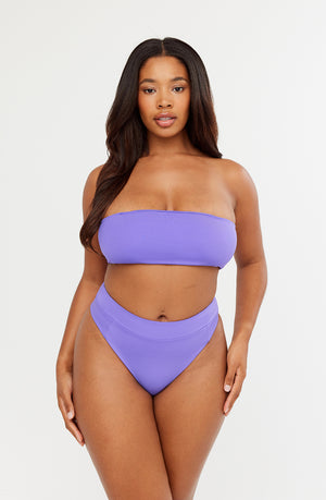 ANTIBES MULTIWAY BANDEAU BIKINI TOP - THISTLE