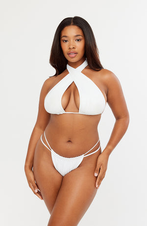 CAIRO MULTIWAY BIKINI TOP - WHITE