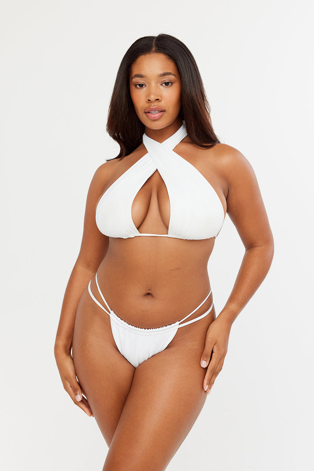 CAIRO MULTIWAY BIKINI TOP - WHITE