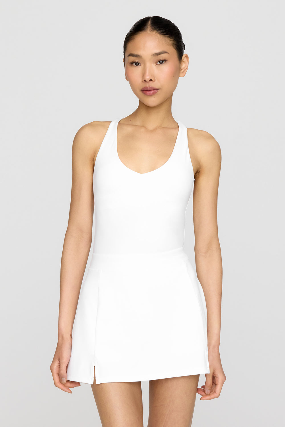 SKINLUXE SIDE SPLIT SKORT - COCONUT MILK