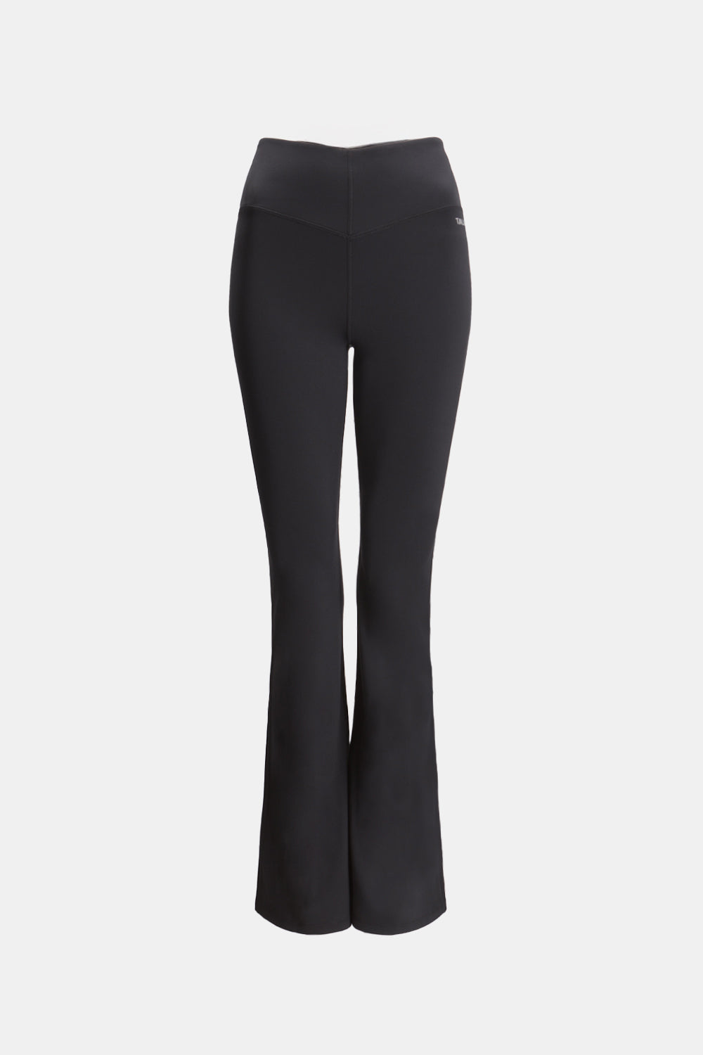 SKINLUXE V-WAIST HIGH WAISTED FLARED LEGGING - SHADOW BLACK