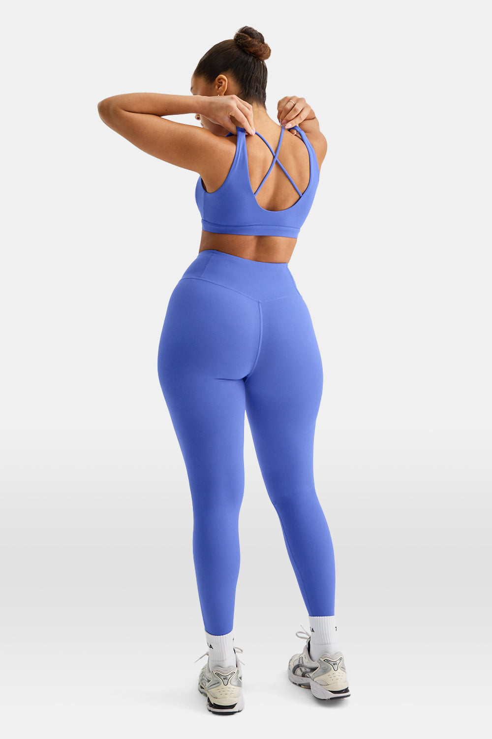 SKINLUXE V-WAIST HIGH WAISTED LEGGING - IRIS BLUE