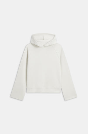 SOFTSMART FLARED SLEEVE HOODIE - ECRU