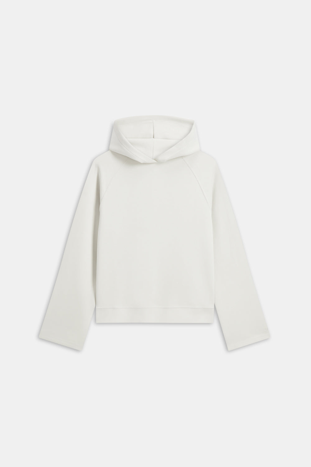 SOFTSMART FLARED SLEEVE HOODIE - ECRU