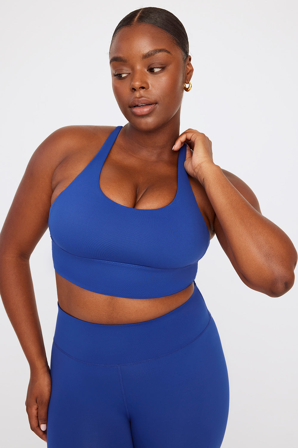 SKINLUXE TANK SPORTS BRA - COBALT BLUE