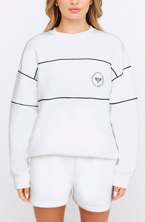 COURT VOLLEY SWEATSHIRT - WHITE