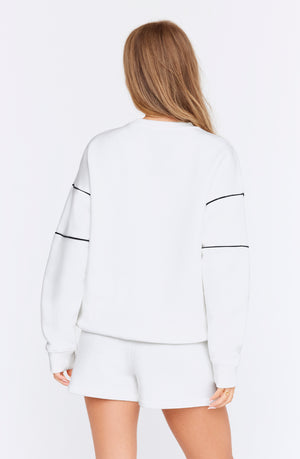 COURT VOLLEY SWEATSHIRT - WHITE