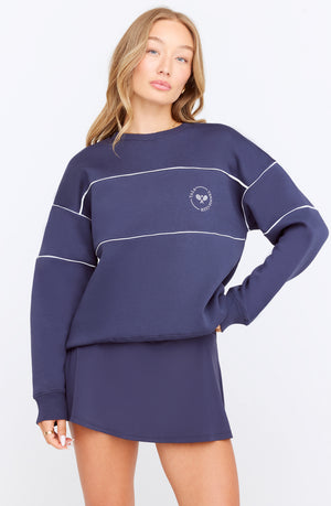 COURT VOLLEY SWEATSHIRT - NAVY