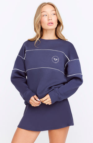 COURT VOLLEY SWEATSHIRT - NAVY