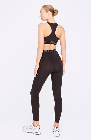 FORMTECH SIDE POCKET RUNNING LEGGING- BLACK