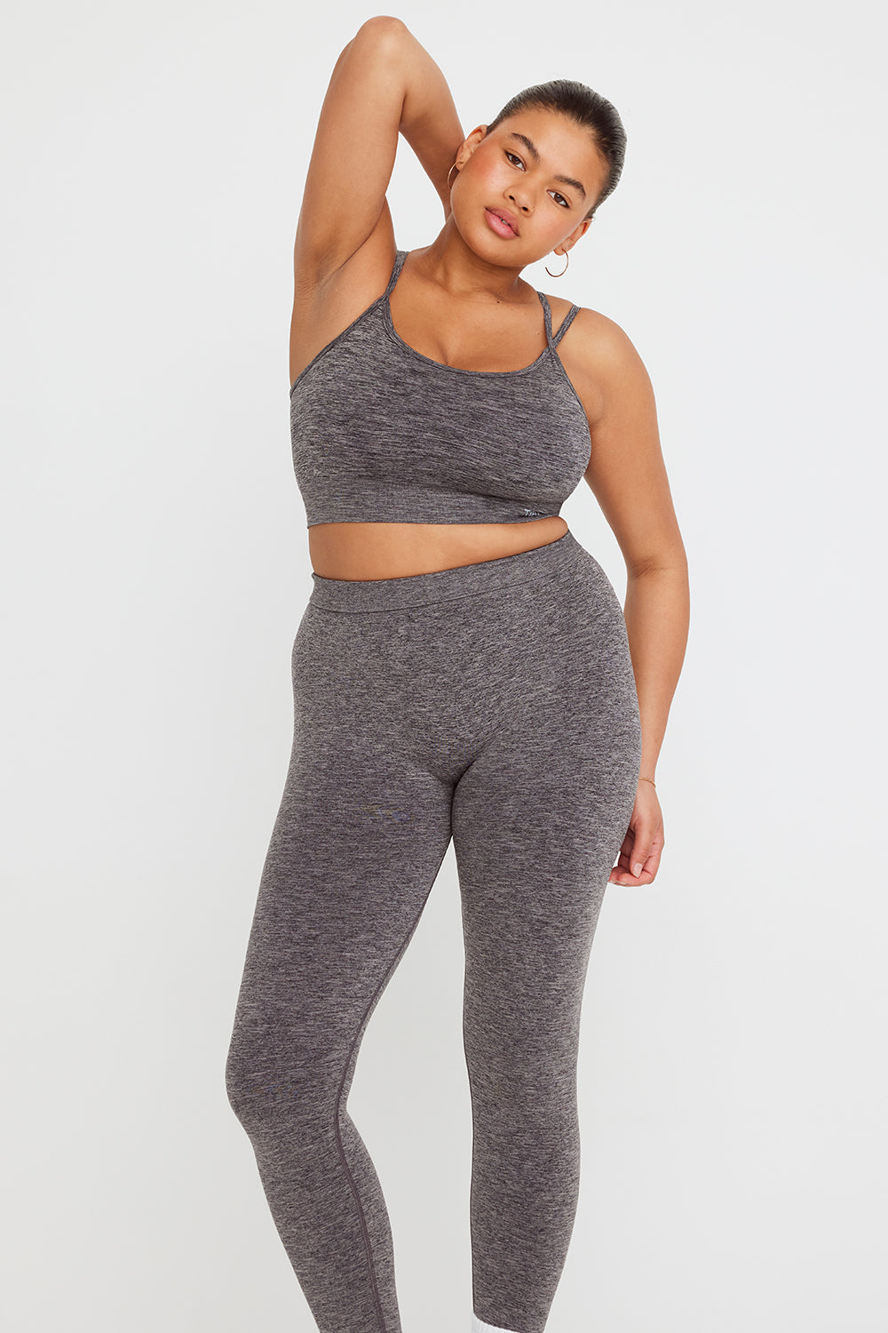 Buy Grey Marl Next Active Sports Tummy Control High Waisted Full Length  Sculpting Leggings from Next Ireland