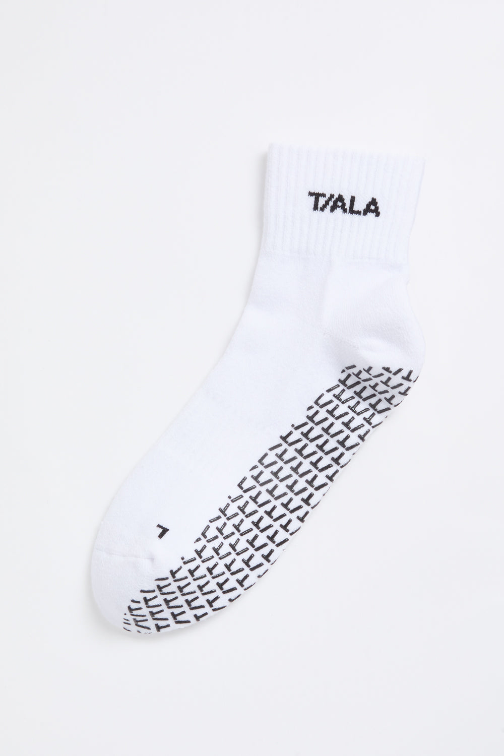 TALA LOGO PILATES GRIP SOCKS 2 PACK - WHITE