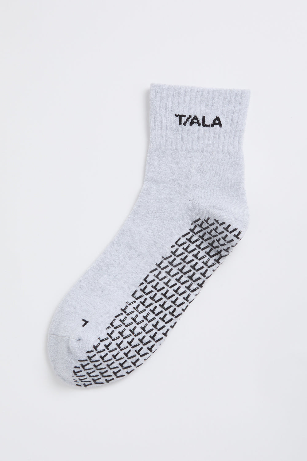 TALA LOGO PILATES GRIP SOCKS 2 PACK - GREY MARL