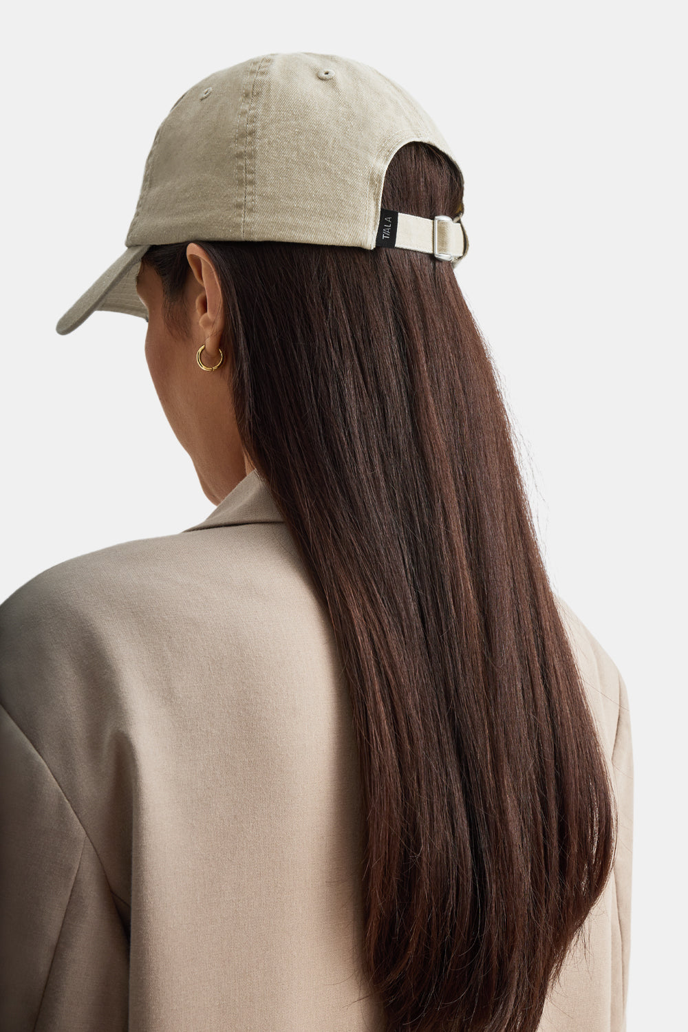 TALA DESIGN STUDIO EMBROIDERY CAP - SOFT KHAKI