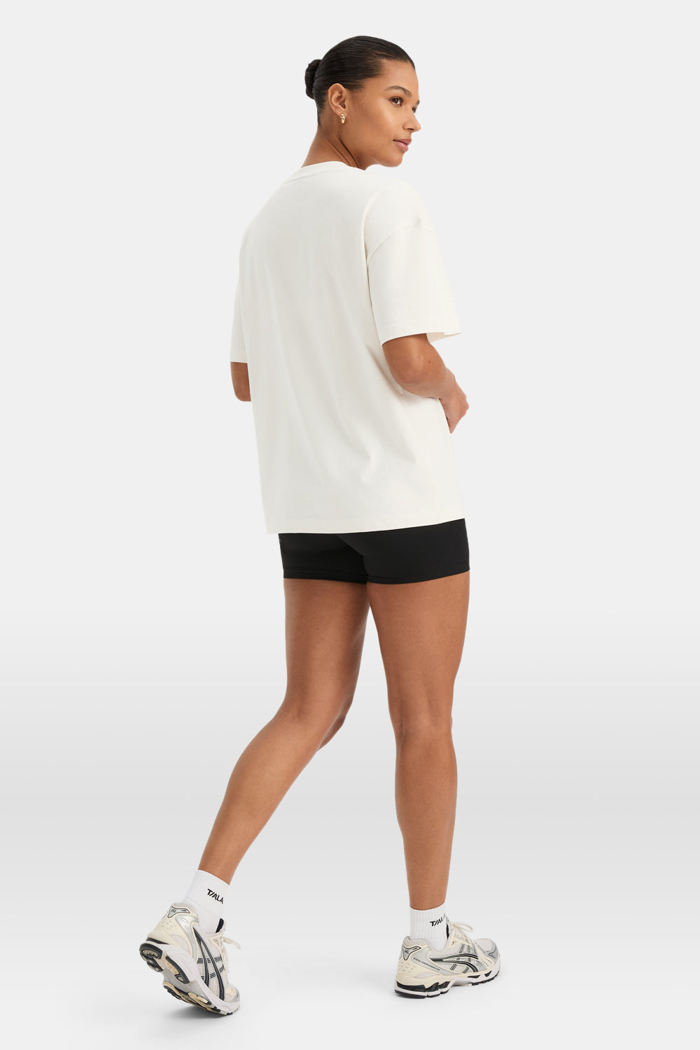 TALA ACTIVE LOGO TEE - IVORY