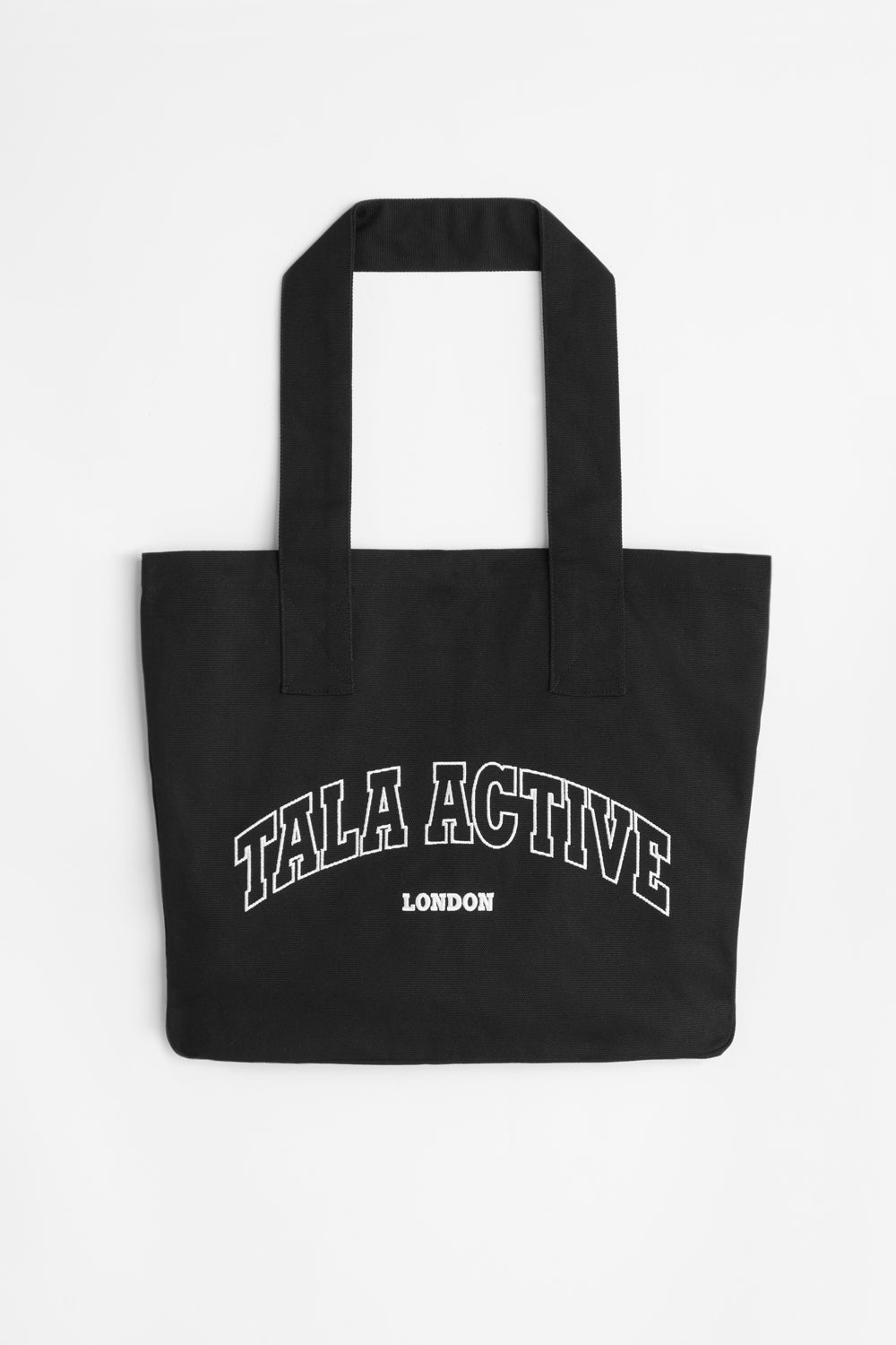 TALA ACTIVE APPLIQUE TOTE BAG - BLACK