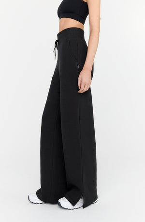 EVERYDAY WIDE LEG JOGGER - BLACK