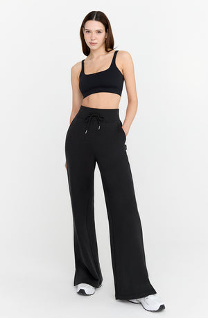 EVERYDAY WIDE LEG JOGGER - BLACK