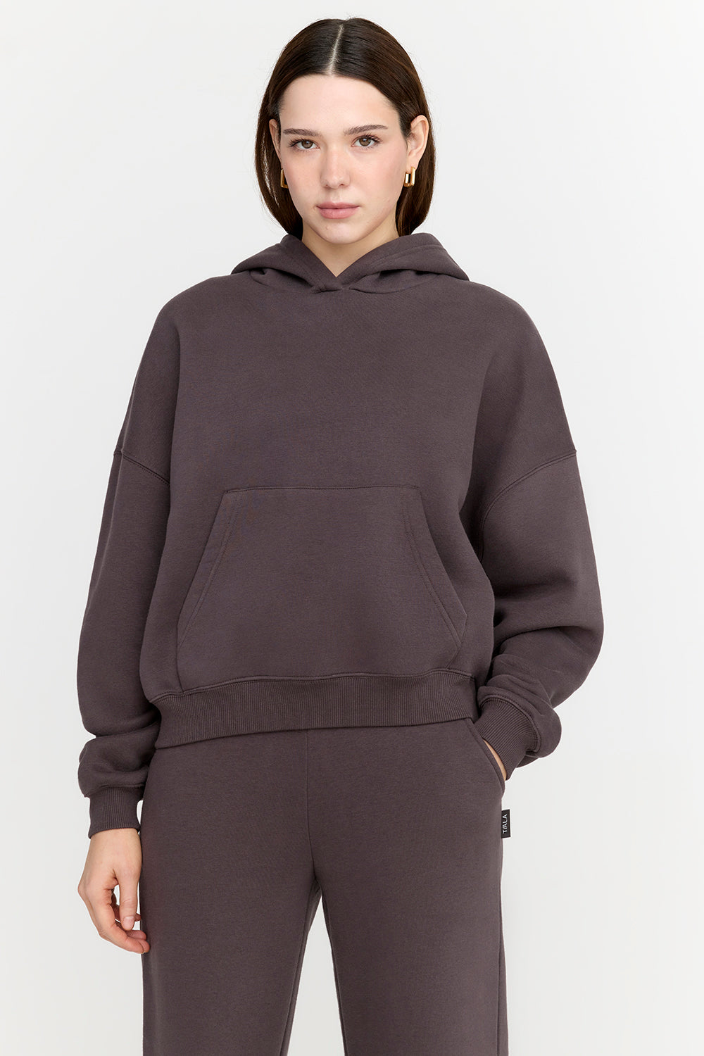 EVERYDAY GIRLFRIEND HOODIE - COOL ESPRESSO