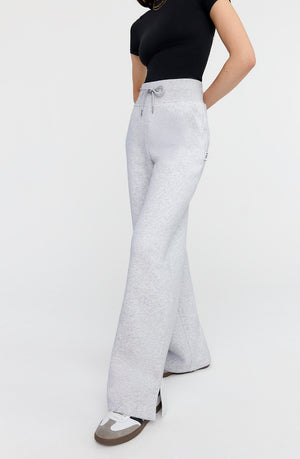 EVERYDAY WIDE LEG JOGGER - GREY MARL