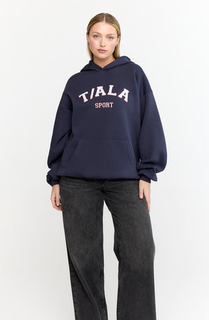 OVERSIZED CLUB HOODIE - NAVY