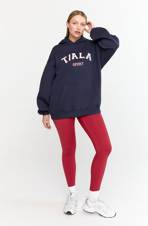 OVERSIZED CLUB HOODIE - NAVY