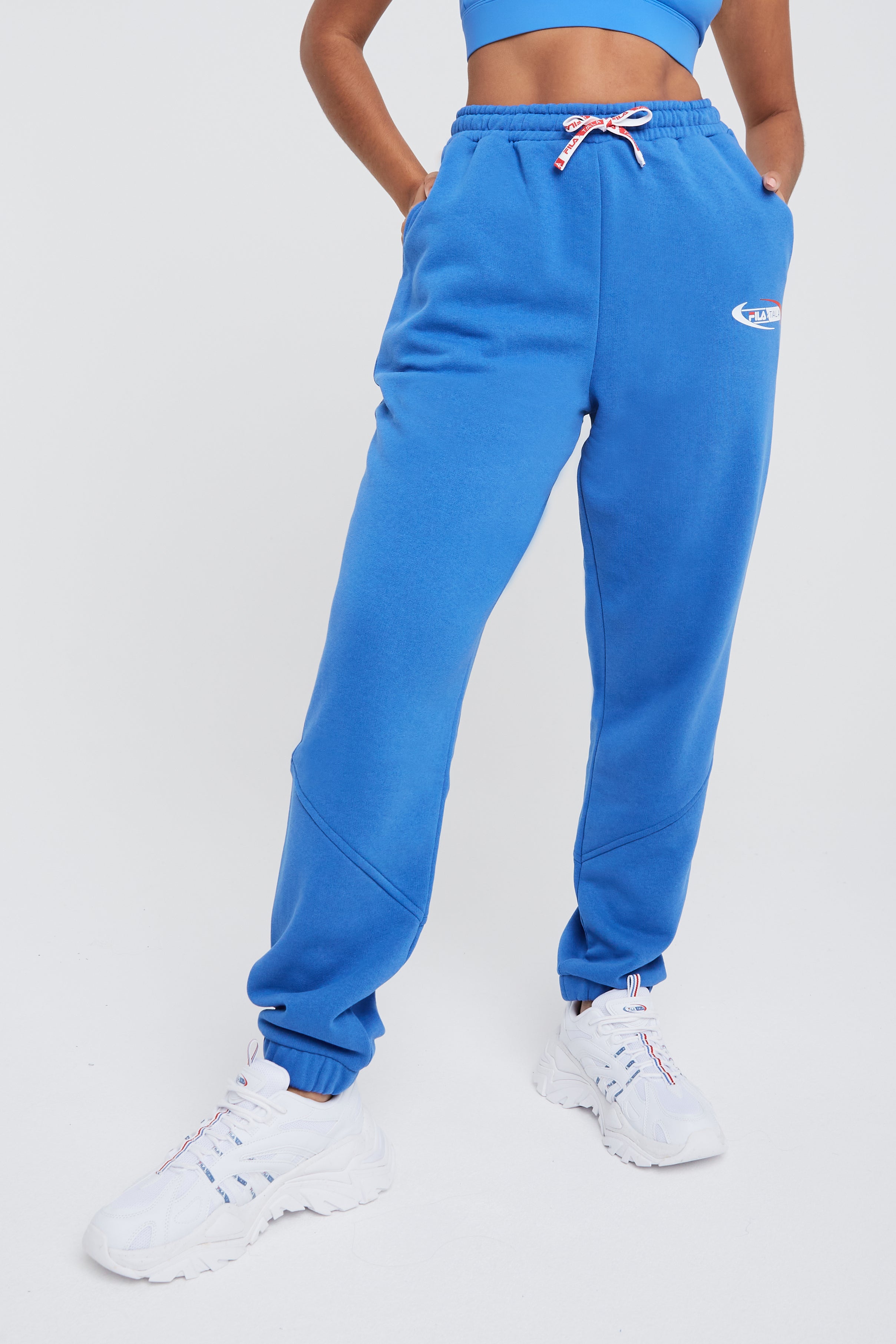Vintage Men's Fila Track Pants, Blue, Lined, XL, Women's Tracksuit