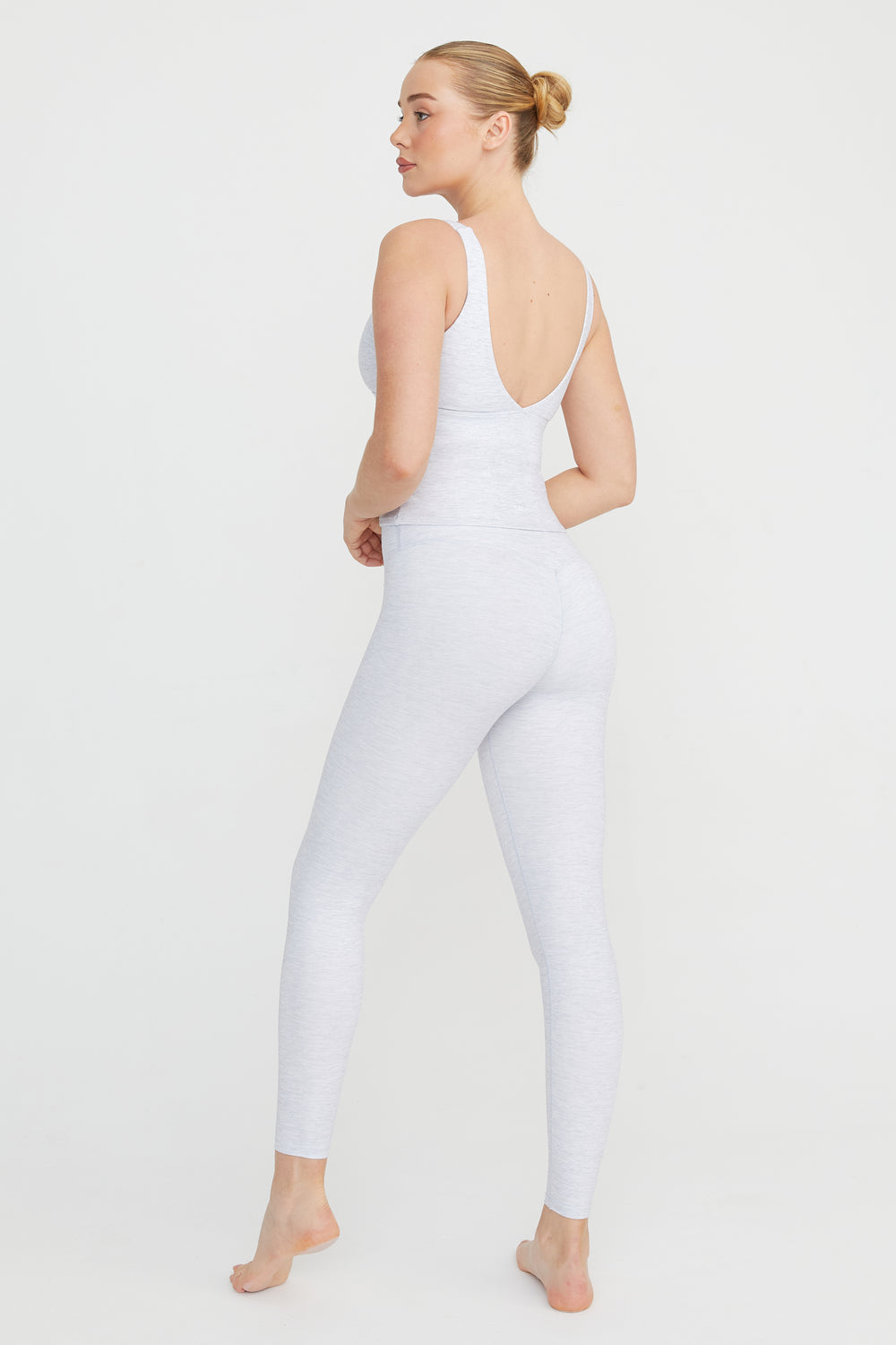 DAYFLEX HIGH WAISTED LEGGING - GREY MARL