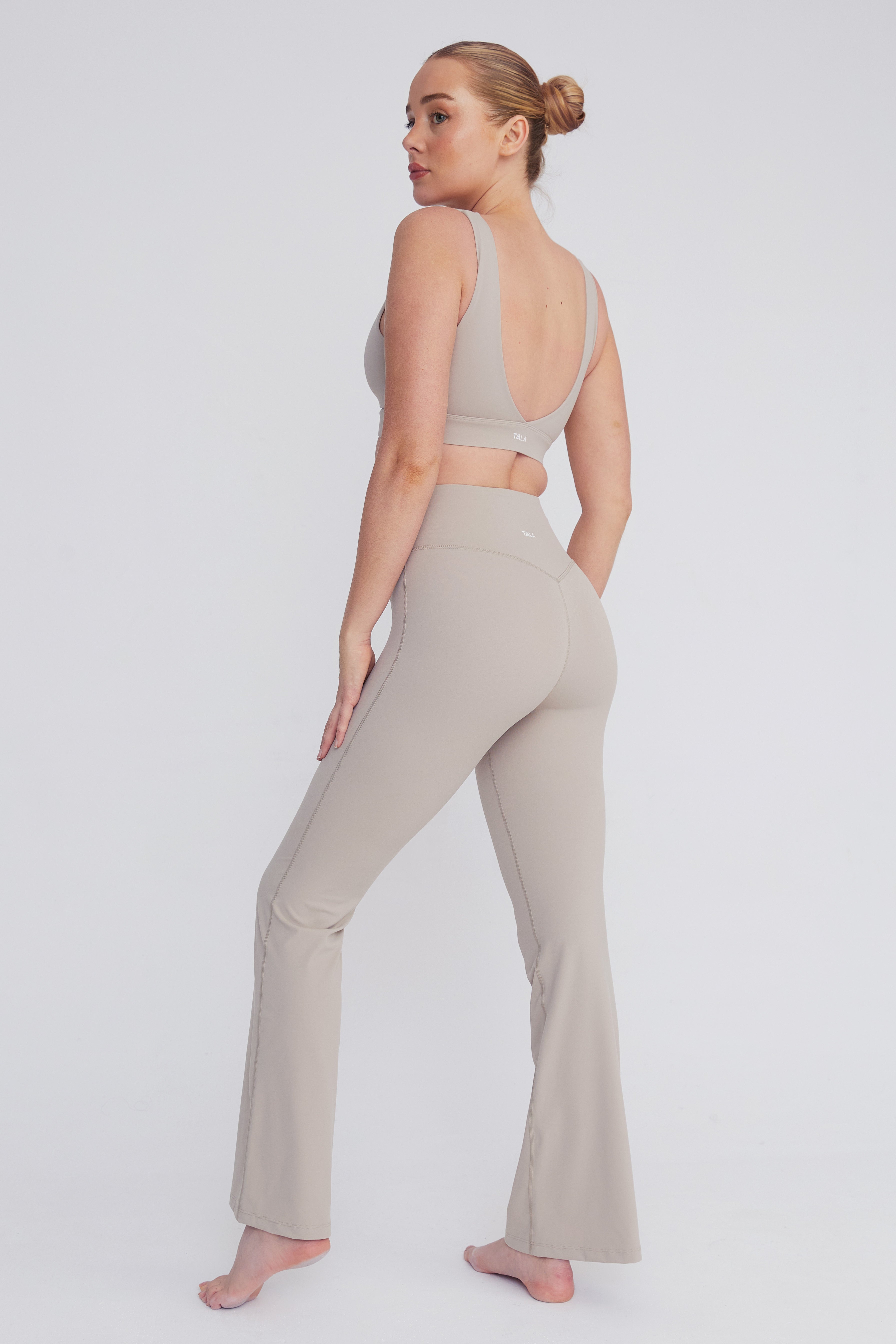 Buy Tchibo women sportswear fit long sleeve wrap yoga cardigan beige Online  | Brands For Less