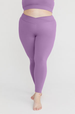 DAYFLEX WRAP HIGH WAISTED LEGGING - ORCHID