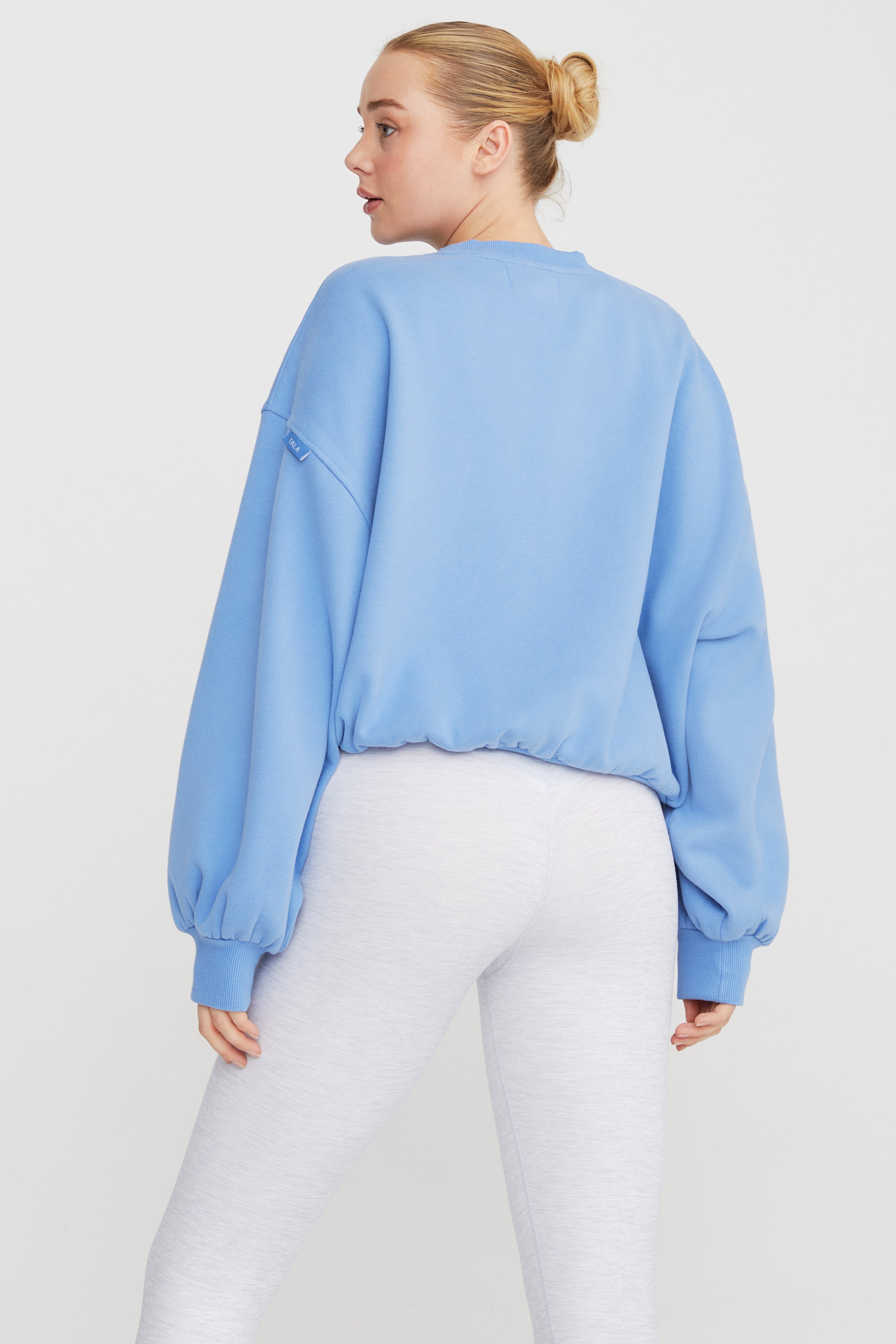 OFF DUTY BLOUSON SLEEVE CLUB SWEATSHIRT - PARISIAN BLUE – TALA