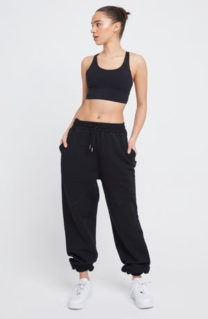 CLUB CUFFED JOGGER - BLACK