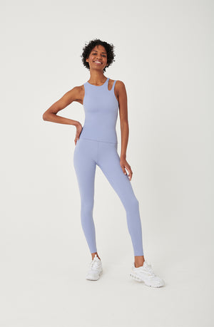 SKINLUXE HIGH WAISTED LEGGING - CORNFLOWER BLUE