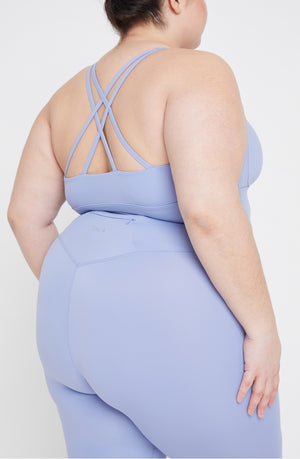 SKINLUXE TANK SPORTS BRA - CORNFLOWER BLUE