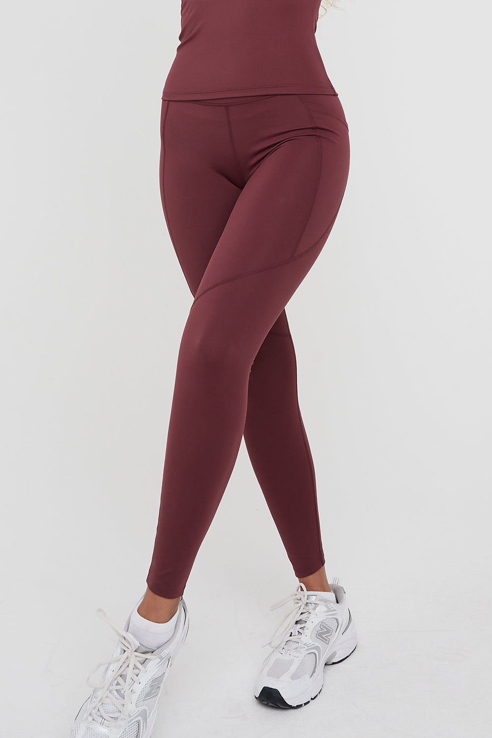 PLUS SIZE COLOURFUL YOGA BAND LEGGING CAPRIS WITH POCKETS – Luv 21